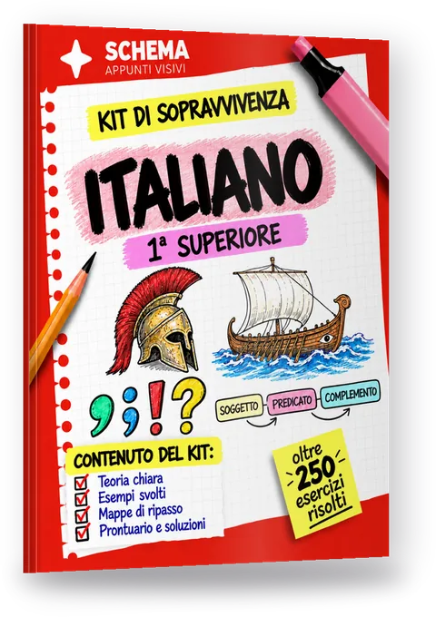 SCHEMA Italiano 1ª superiore
